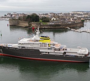 Launching of YERSIN Yacht - Image credit to 2015 PIRIOU