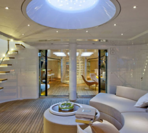 Light and Airy interior of the sailing yacht Panthalassa