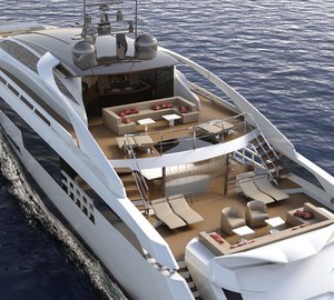 Longitude 47 Yacht - aft view