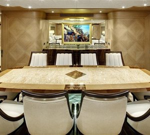 Loretta Anne superyacht Dining