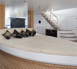 Luxurious exterior aboard Talisman C superyacht