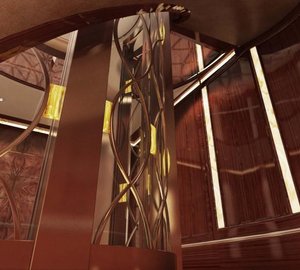 Luxurious interior aboard Hakvoort superyacht YN248