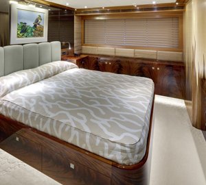Luxurious interior aboard superyacht Loretta Anne