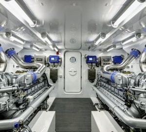 Luxury Yacht SATU - Engine Room