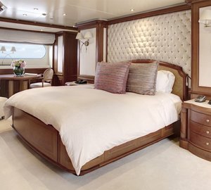 Luxury charter yacht JO - Master Cabin