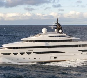 Luxury mega yacht Quattroelle - Photo by Klaus Jordan