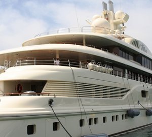 Luxury motor yacht DILBAR - Photo Credit Monaco Yacht spotter