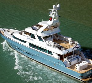 Luxury motor yacht NETTO - aft view - Photo by Neil Rabinowitz-001