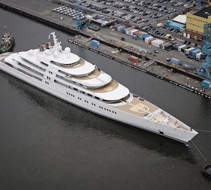 Luxury superyacht AZZAM - Photo by Klaus Jordan