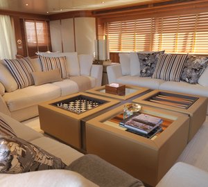 Luxury superyacht Eileen - Saloon