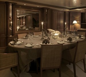 Luxury superyacht JO - Dining