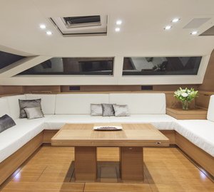 Luxury yacht Almagores II - SW 102 - The conversation area