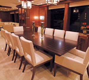 Luxury yacht Aurora - Dining