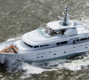 Luxury yacht Belle de Jour - upview