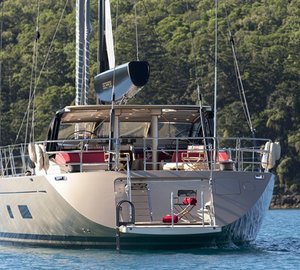 Luxury yacht Escapade - aft view - Photo by Andrea Francolini