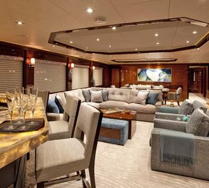 Luxury yacht Finish Line - Salon