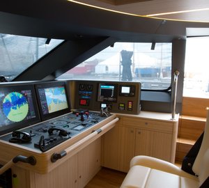 Luxury yacht Ohana - Wheelhouse Credit Fitzroy Yachts