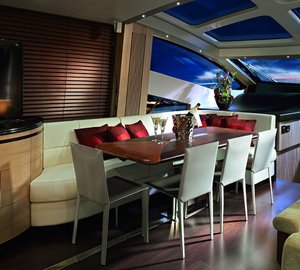 Luxury yacht Predator 80 - Dining
