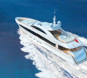 Luxury yacht Project Galatea - aft view