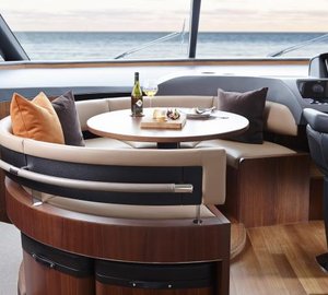 Luxury yacht S72 - Dining Area