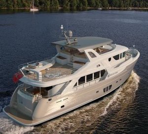 Luxury yacht Selene 78 Ocean Explorer - aft view