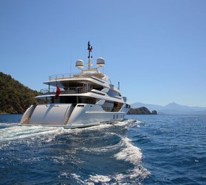 Luxury yacht VICA - aft view - Photo by Thierry Ameller