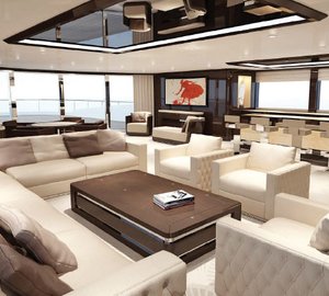 Luxury yacht ZENITH - Saloon