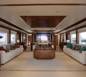 Lxuury yacht Majesty 105 - Main Saloon