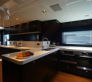 M superyacht Galley