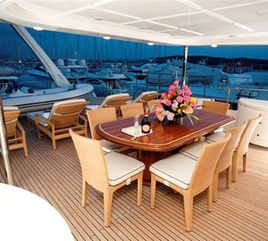 MARIA II of London -  Skylounge  Deck Dining