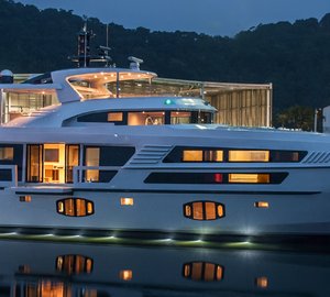 MCP 106 LE Yacht by night