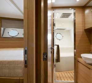 MCY 86 Yacht - Crew Cabin and Bathroom