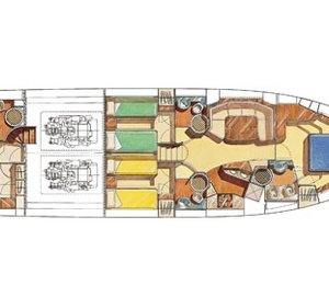 MISS MONEY PENNY - Lower Deck Layout