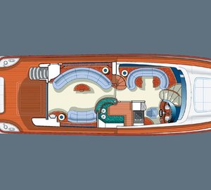 MOTOR YACHT IRIS - Main deck layout
