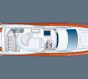 MOTOR YACHT IRIS - Sundeck layout