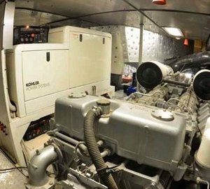 MY GINGER Pershing 115 -  Engine Room