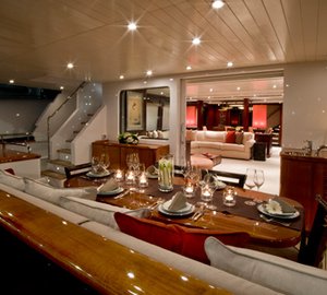 MY KOI - Aft deck dining