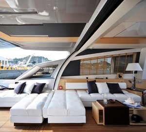 MY MIRAGE -  Aft deck + open salon