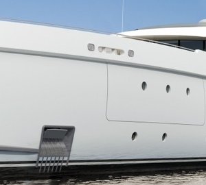 Megayacht Amels 199 Hidden Garage and Prominent Bridge-Wing Pods