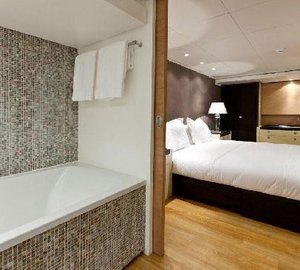 Motor Yacht LARS - Master Cabin and Bathroom