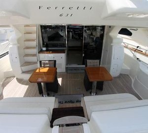 Motor Yacht ONE MORE TIME - Aft deck