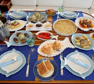 Motor Yacht ROTA II - menu