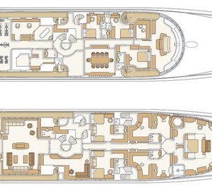 Motor Yacht Reverie - Layout Two