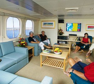 Motor Yacht True North  Main Lounge