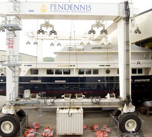 Motor yacht A2 at her launch