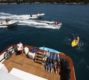 Motor yacht DAYDREAM -  Aft Deck and Toys