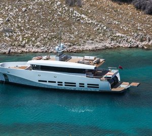 Motor yacht KANGA -  At Anchor