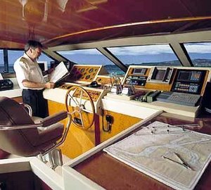 Motor yacht MERCEDES - Wheelhouse and Captain