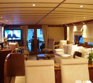 Motor yacht MONACO - Salon looking Aft
