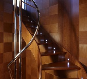 Motor yacht My Way Staircase-001